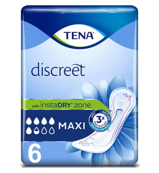 TENA Lady Maxi Incontinence Pads - 6 pack