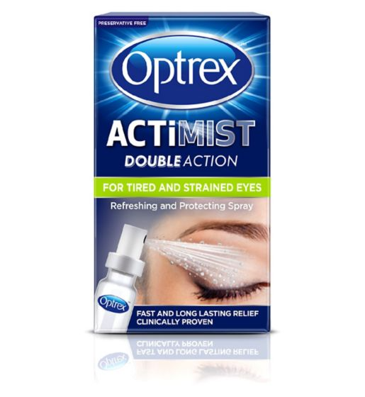 Optrex Actimist Double Action™ Tired and Strained Eyes Refreshing and Protecting Spray 10ml