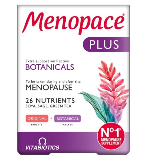 Vitabiotics Menopace Plus - 56 Tablets