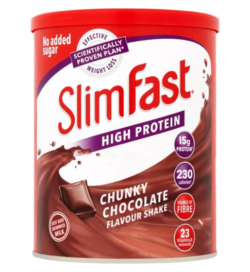 SlimFast Chunky Chocolate Shake - 450g