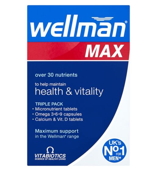 Vitabiotics Wellman Max - 84 Tablets