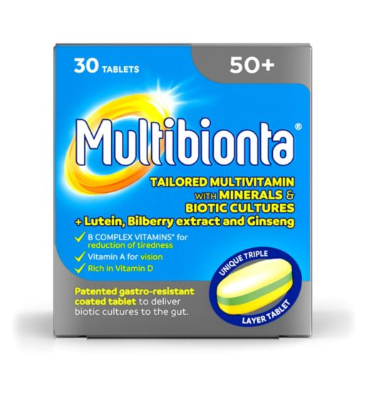 Seven Seas Multibionta 50+ - 30 Tablets