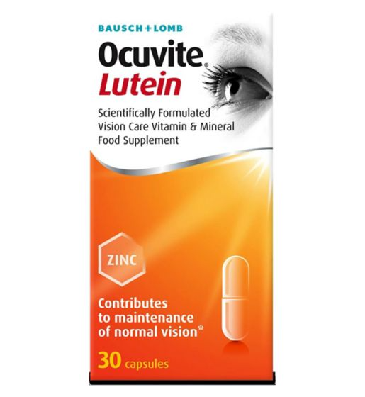 Bausch and Lomb Ocuvite Lutein - 30 Capsules