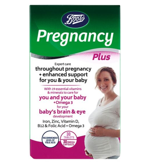 Boots Pregnancy Plus Essential Vitamins - 30 Tablets