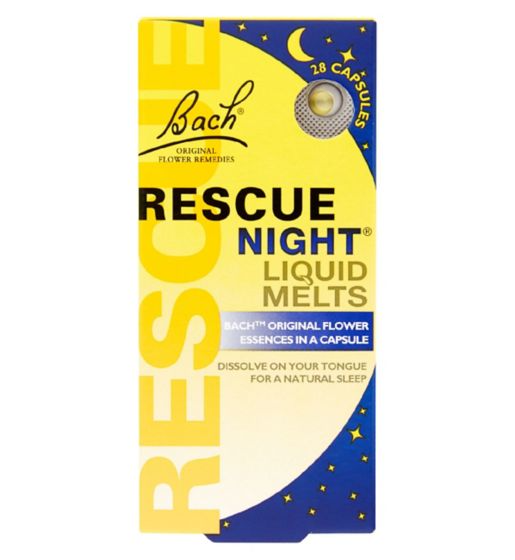 Bach Rescue Remedy Night Liquid Melts 28 Capsules
