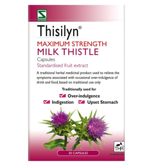 Thisilyn Maximum Strength Milk Thistle capsules 30 Capsules