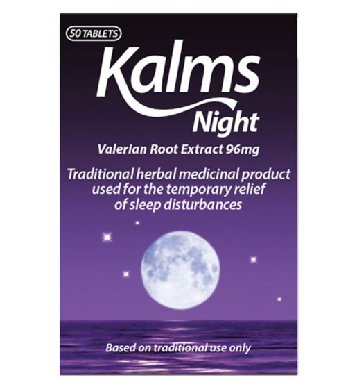 Kalms Night Valerian Root Extract 96mg - 50 Tablets