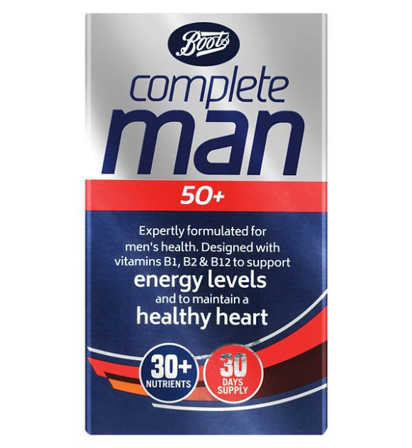 Boots Complete Man 50+ Multivitamins - 30 tablets