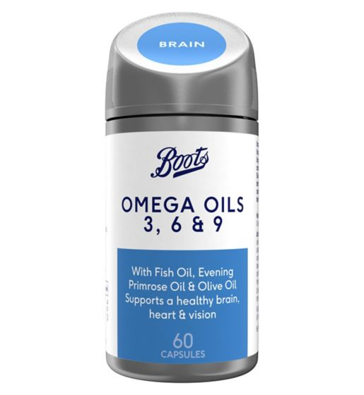 Boots Omega Oils 3, 6 and 9 60 Capsules (2 month supply)