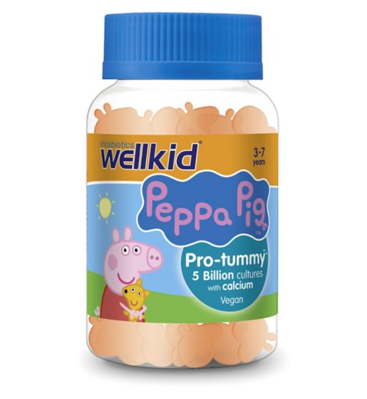 Vitabiotics Wellkid Peppa Pig Pro-Tummy - 30 jellies