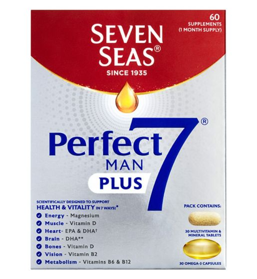 Seven Seas Perfect7 Man Plus 60 Supplements