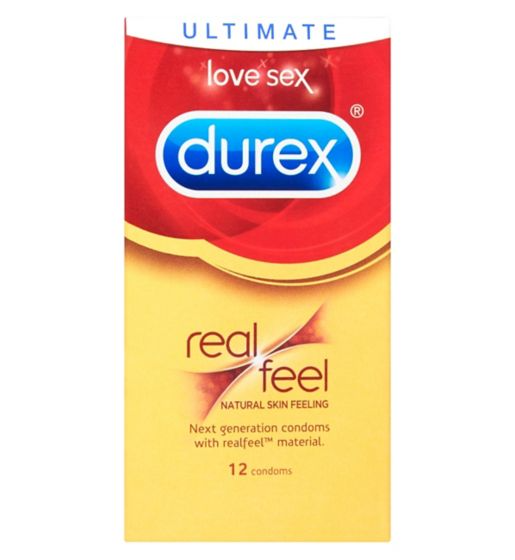 Durex Real Feel Condoms - 12 Pack