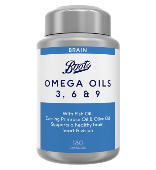 Boots Omega Oils 3 6 & 9 180 Capsules (6 month supply)