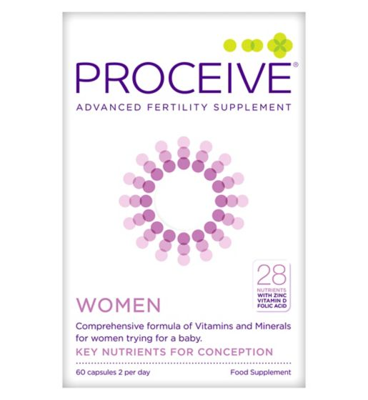 Proceive Advanced Fertility Supplement Women - 60 Capsules