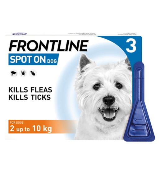 Frontline Spot On Dogs 2-10 kg - 3 x 0.67ml pipettes