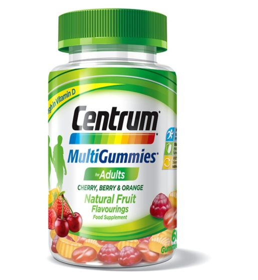 Centrum MultiGummies Mixed Fruit 60 Gummies