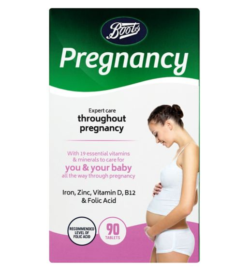 Boots Pregnancy Essential Vitamins - 90 Tablets