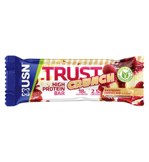 USN Trust Crunch Protein Bar Raspberry Cheesecake - 60g