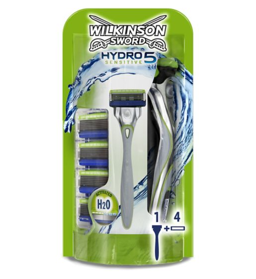 Wilkinson Sword Hydro 5 Sensitive Razor with 5 Blades