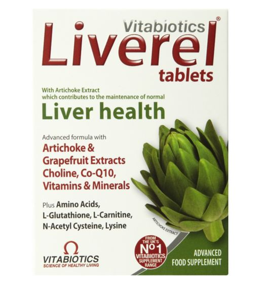 Vitabiotics Liverel Liver Health 60 Tablets