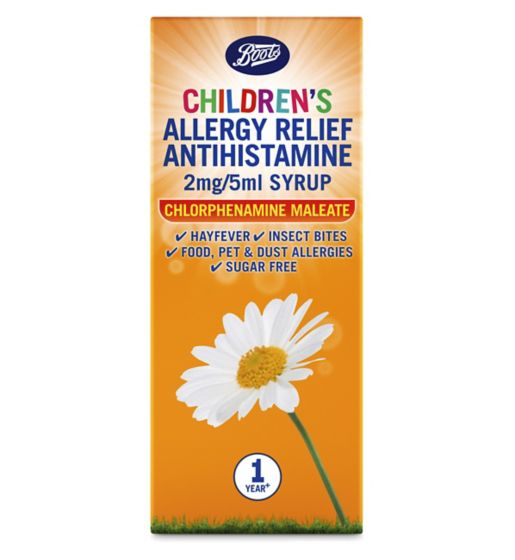 Boots Children’s Allergy Relief Antihistamine 2 mg/5 ml Syrup