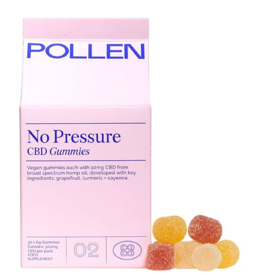 Pollen No Pressure CBD gummies 30 x 6g Gummies