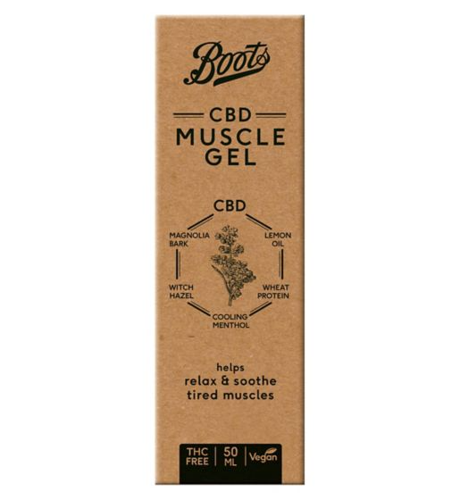 Boots CBD Muscle Gel