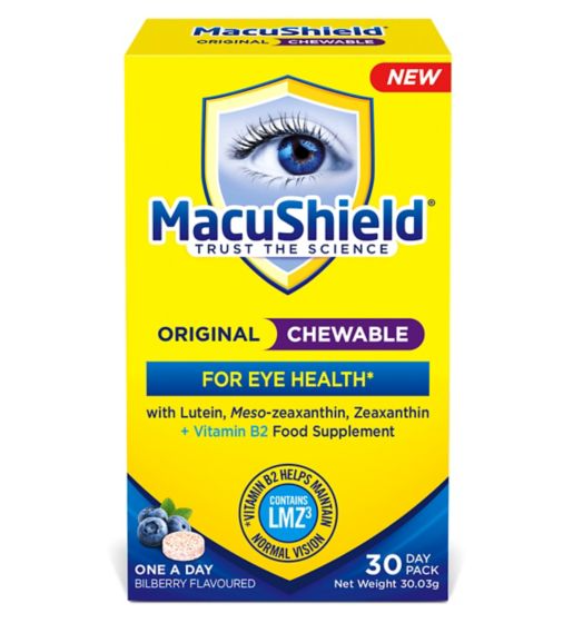 Macushield Original Chewable 30 Tablets