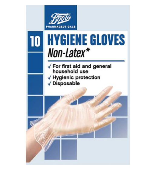 Boots Non-Latex Hygiene Gloves - 10 pack