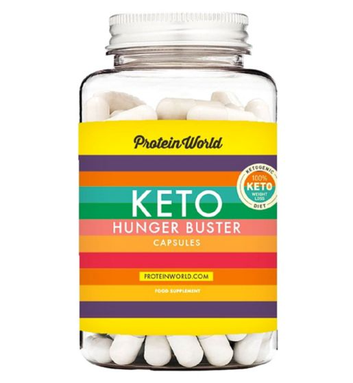 Protein World Keto Hunger Buster Capsules - 90 Caps