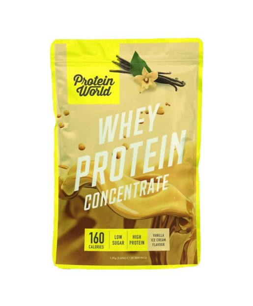 Protein World Whey Protein Concentrate Powder Vanilla - 520g