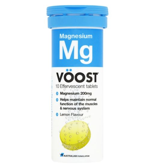 VOOST Magnesium (Lemon Flavour) 10 effervescent tablets