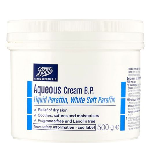 Boots Pharmaceuticals Aqueous Cream B.P. - 500g