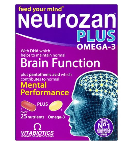 Vitabiotics Neurozan Plus - 28 Tablets & 28 Capsules