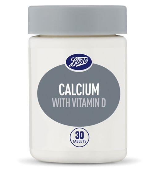 Boots Calcium + Vitamin D - 30 Tablets