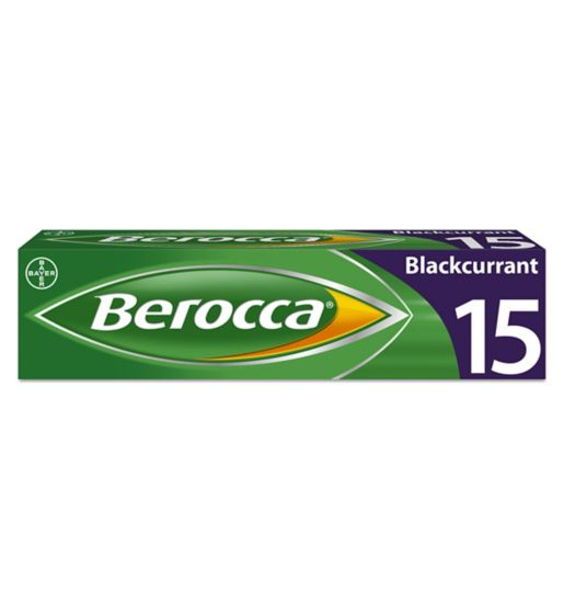 Berocca Blackcurrant Energy Vitamin 15 Tablets