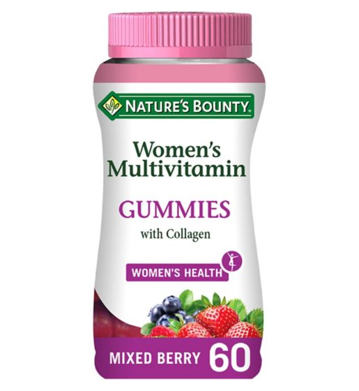 Nature’s Bounty Women’s Multivitamin Gummies with Collagen – 60 gummies