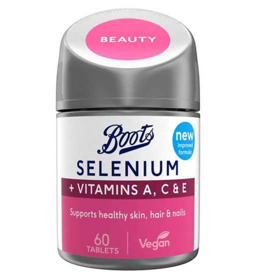 Boots Selenium with Vitamins A, C and E 60 Tablets (2 month supply)