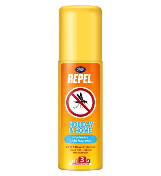 Boots Repel Holiday & Home Insect Repellent Aerosol Spray - 50ml