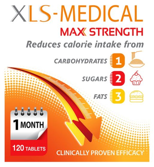 XLS-Medical Max Strength - 360 Tablets (3 Month Supply)