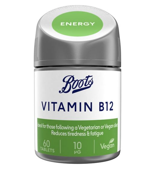 Boots Vitamin B12 60 tablets (2 month supply)