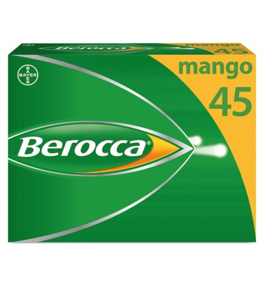 Berocca Mango Energy Vitamin 45 Tablets