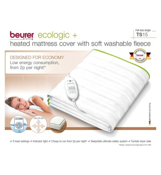 Beurer Ecologic+ Single Heated Blanket