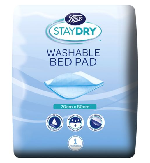 Boots Staydry Washable Bed Protector 70 x 80cm