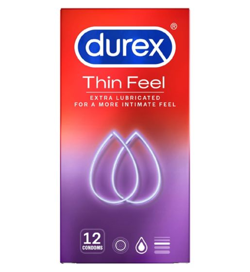 Durex Thin Feel Intimate Feel Condoms - 12 Pack