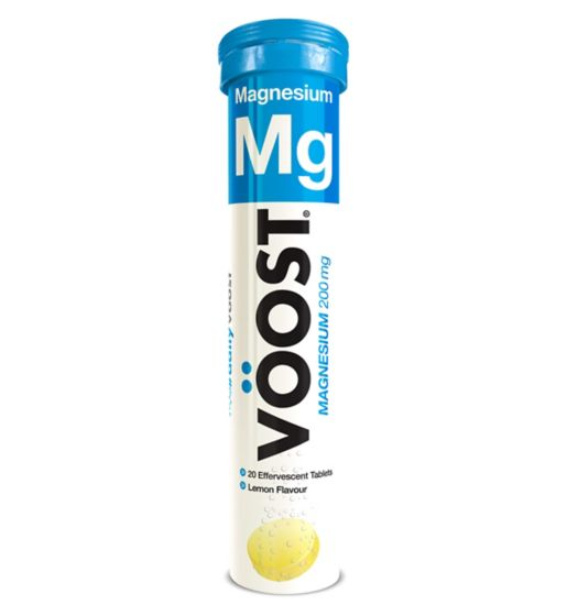 Voost Magnesium 200 mg 20 Effervescent Lemon Tablets